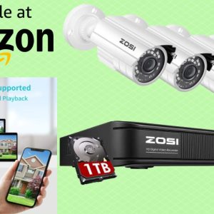 ZOSI H.265+ 1080p Home Security Camera System - ZOSI 8 Channel DVR Home Security Camera System