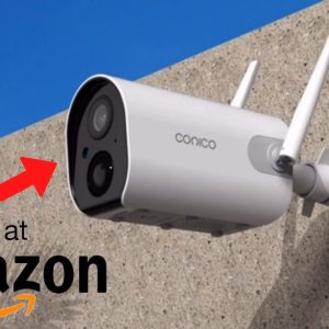 Conico Outdoor Security Camera System – Conico Wireless Rechargeable 1080P WiFi Surveillance Camera