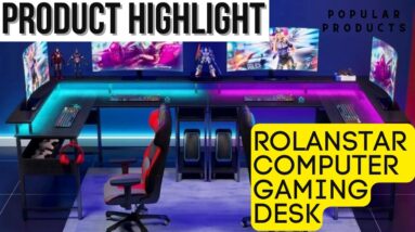 Rolanstar Computer Desk Product Highlight